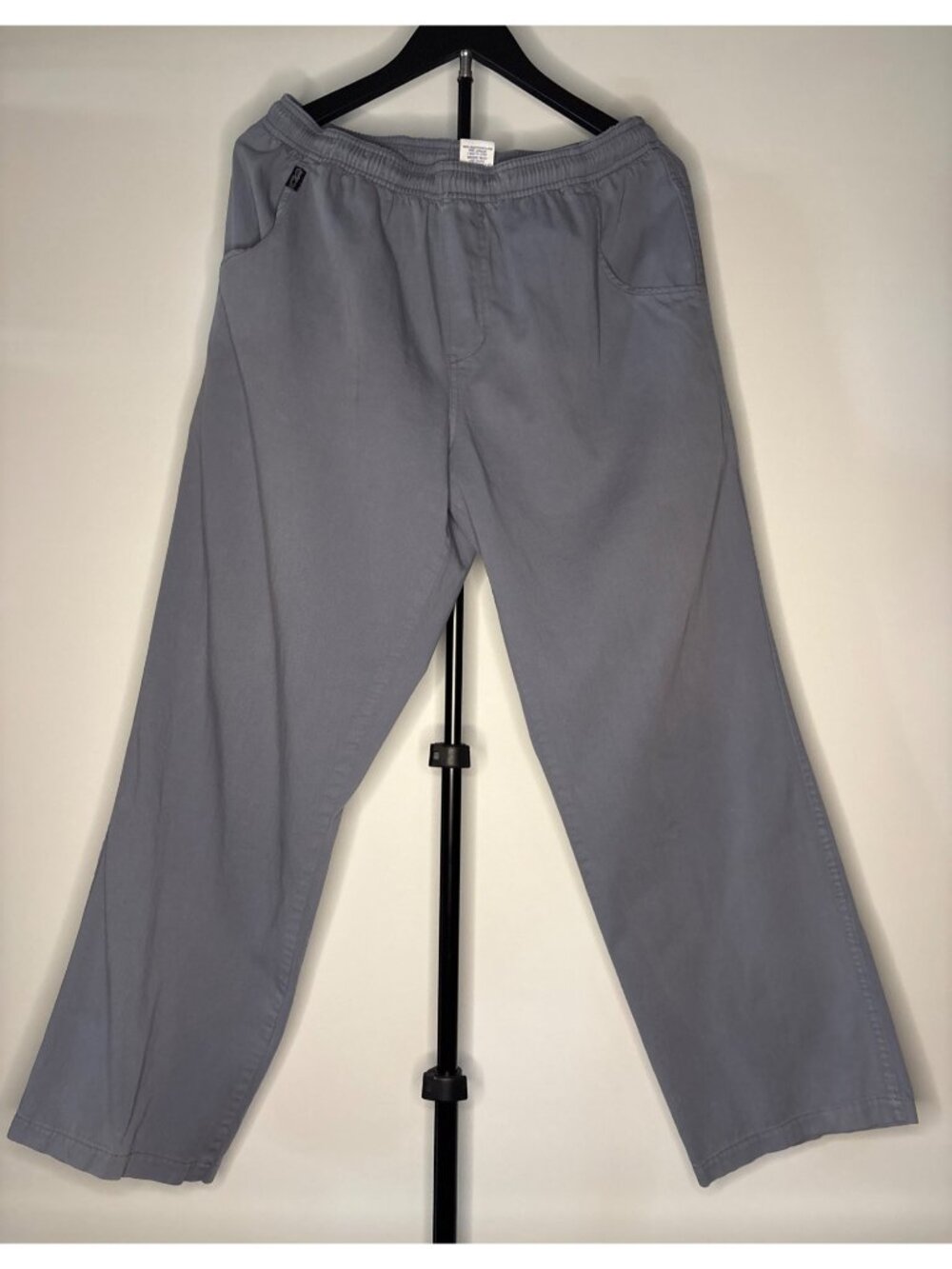 Crazy Shirts Hawaii Men's Joggers Pant Blue-Gray Elastic Waist Medium Vintage